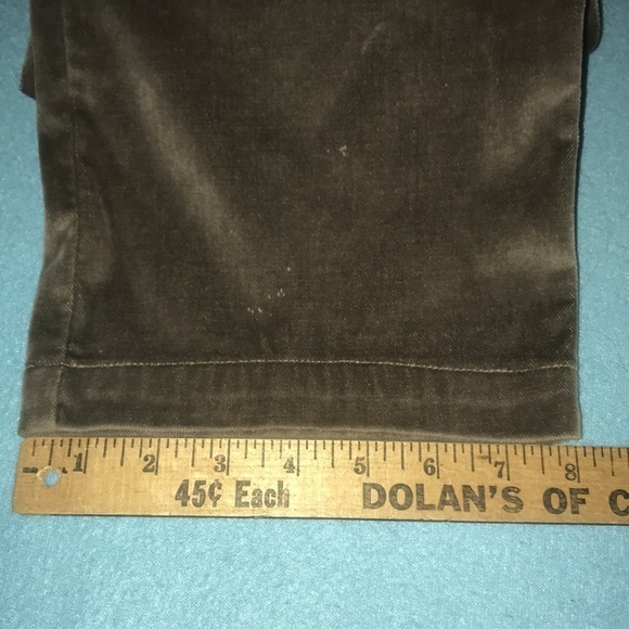 ST. JOHN SPORT by Marie Gray velveteen feel brown high rise boot cut NEW size 8 - Picture 10 of 10